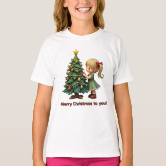 Joyeux Noël à toi ! T-Shirt de vacances pour enfan