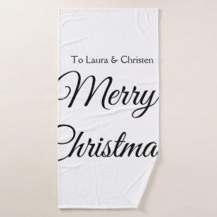 Joyeux Noël ajouter le nom texte personnalisé cade