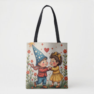 Joyeux Noël Angel garçon fille Sac fourre-tout cad