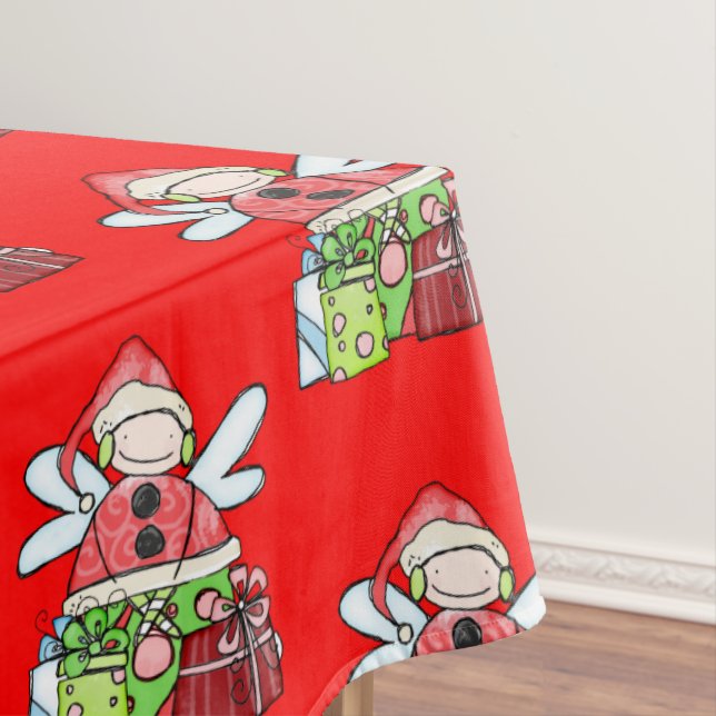 Joyeux Noël Angel Nappe rouge (In Situ)