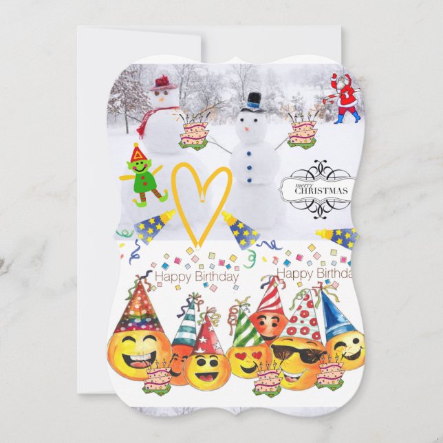 Joyeux Noël Appartement Carte de voeux Joyeux Anni (Devant)