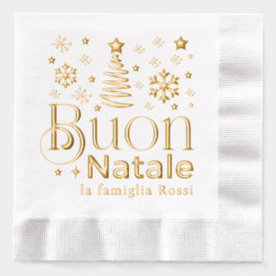 Joyeux Noël Arbre de Noël de Famille Italienne