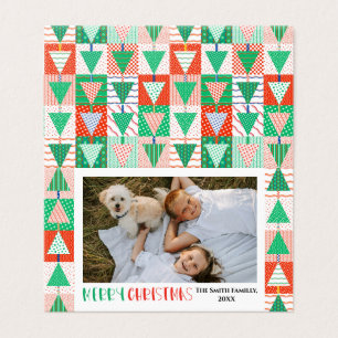 Joyeux Noël Arbres de Noël Patchwork Modernes