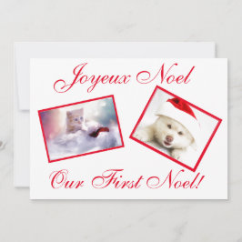 Joyeux Noel Best Friends Animaux Première Carte No