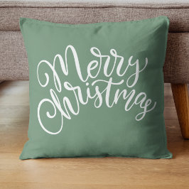 Joyeux Noël blanc festif Jeu oreiller