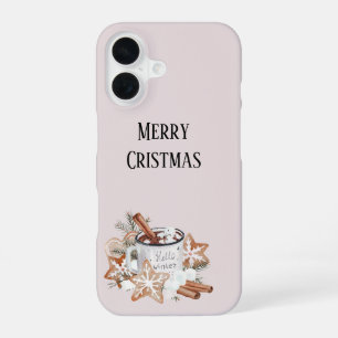 Joyeux Noël Bonjour Hiver iPhone 16 Coque mince