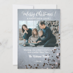 Joyeux Noël Bonne année Carte de vacances