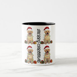 Joyeux noël café Mug à deux tons