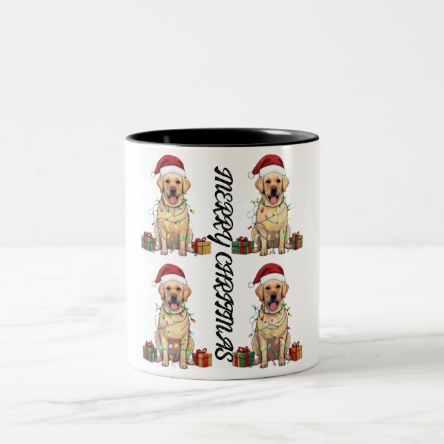 Joyeux noël café Mug à deux tons (Centre)