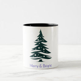 Joyeux noël café Mug à deux tons