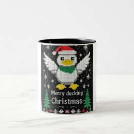Joyeux noël café Mug à deux tons