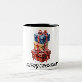 Joyeux noël café Mug à deux tons