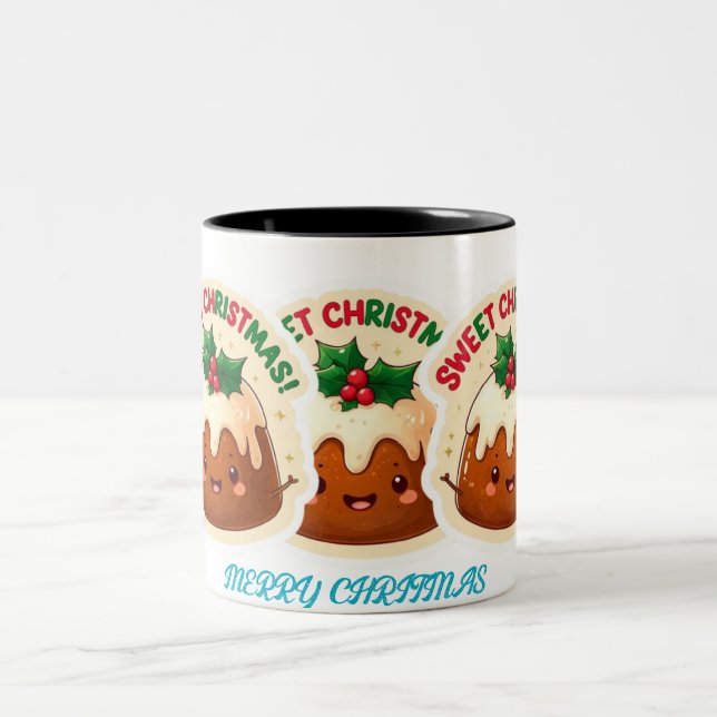 Joyeux noël café Mug à deux tons (Centre)