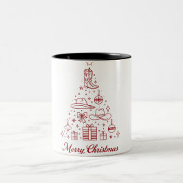 Joyeux noël café Mug à deux tons