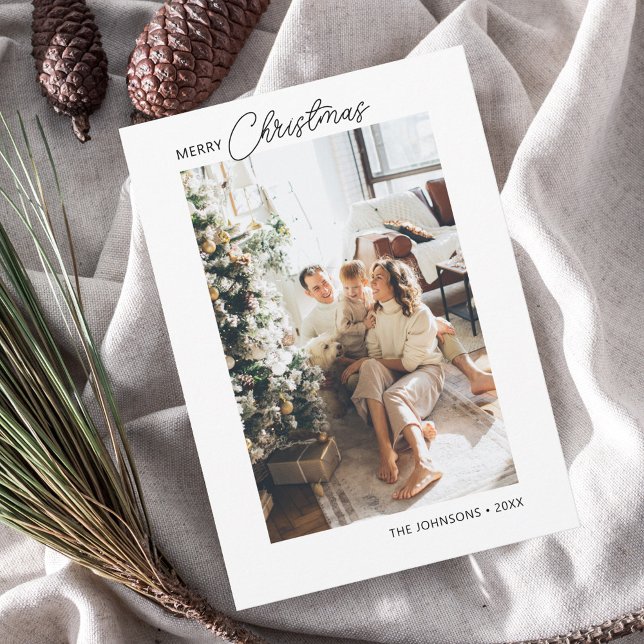 Joyeux Noël Calligraphie Carte de vacances (Créateur téléchargé)