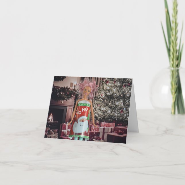 Joyeux Noël. Carte de Noël vide (Devant)