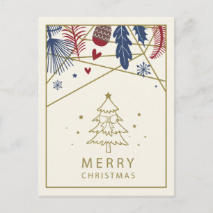 JOYEUX NOËL   Carte postale de vacances hivernales