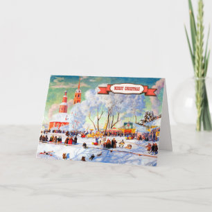 Joyeux Noël. Cartes de Noël russes