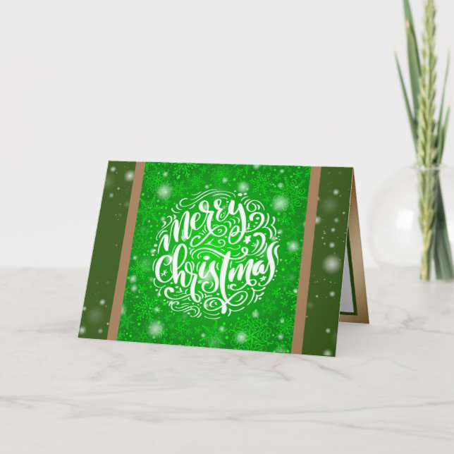 Joyeux Noël Cartes de voeux Carte de jours fériés (Devant)