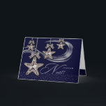 Joyeux Noël Christmas Card auf Französisch Feiertagskarte<br><div class="desc">Joyeux Noël. Elegante Festivals Silver Stars gestalten individuell anpassbare Weihnachtsgrußkarte in Französisch. Matching Karten und Geschenke in der Weihnachts- und Neujahrskategorie unseres Stores.</div>