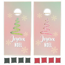 Joyeux Noel Christmas Tree Snowflakes