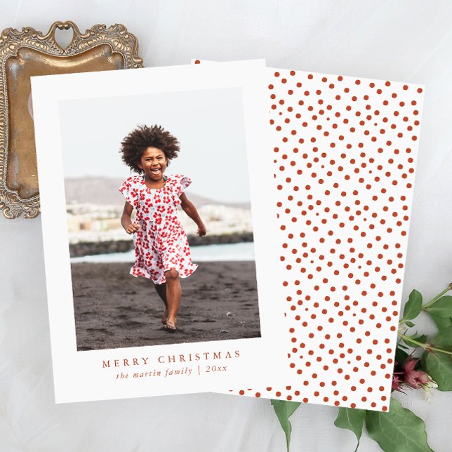 Joyeux Noël classique Carte photo d'impression (Créateur téléchargé)