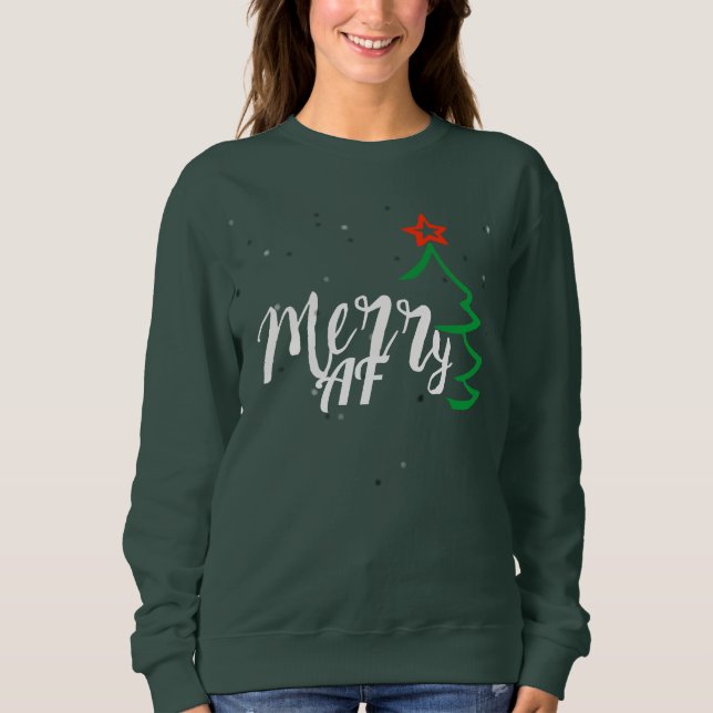 Joyeux Noël comme c'est pas possible Sweatshirt -  (Devant)