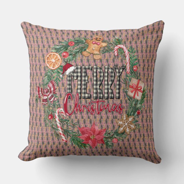 Joyeux Noël Coussin Design (Recto)