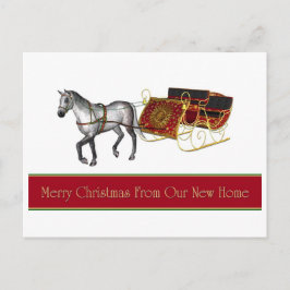 Joyeux Noël de la carte postale New Home