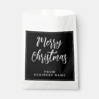 Joyeux Noël de | Mini sacs en papier