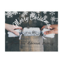 Joyeux Noël des cartes postales nommées faites sur