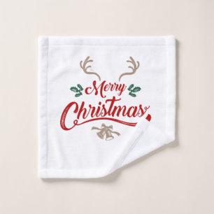 Joyeux Noël Design Vintage   Rouge et vert