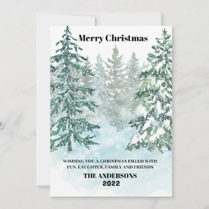Joyeux Noël d'hiver Carte