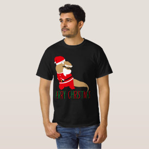 joyeux Noël dinosaure santa claus t-shirts