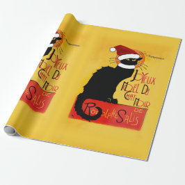 Joyeux Noël Du Chat Noir Geschenkpapier