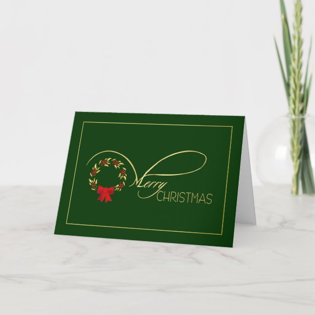 Joyeux Noël - Élégantes cartes de Noël (Devant)