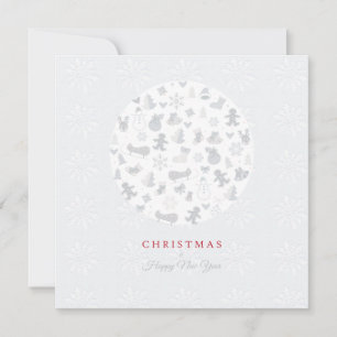 Joyeux Noël et Bonne Année ! Carte blanche XMAS