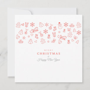 Joyeux Noël et Bonne Année ! Carte blanche XMAS