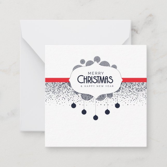 Joyeux Noël et Bonne Année - Carte de vacances (Devant)