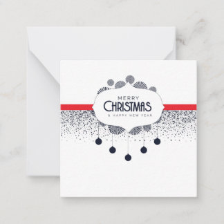 Joyeux Noël et Bonne Année - Carte de vacances