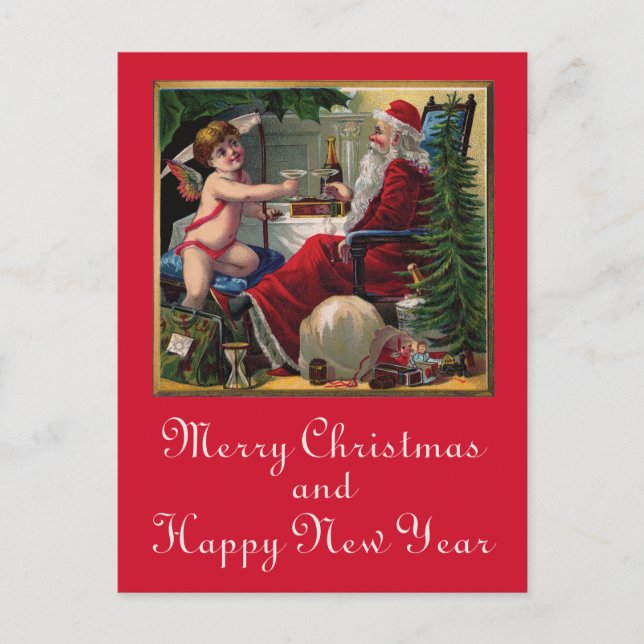 Joyeux Noël et Bonne année Carte postale (Devant)