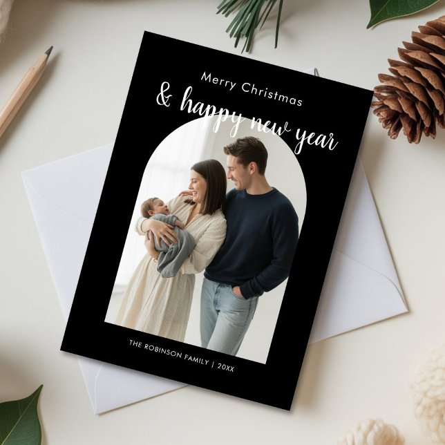 Joyeux Noël et Bonne AnnéeJoyeuse carte de famille (Créateur téléchargé)