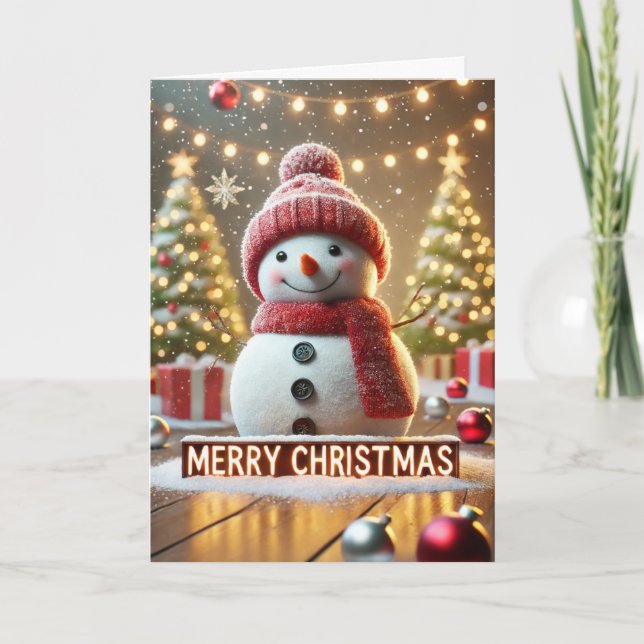 Joyeux Noël et bonne carte du Nouvel An (Devant)