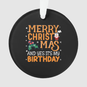 Joyeux Noël et oui c'est mon anniversaire