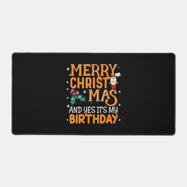 Joyeux Noël et oui c'est mon anniversaire (Recto)