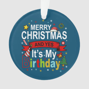 Joyeux Noël et oui c'est mon cadeau d'anniversaire