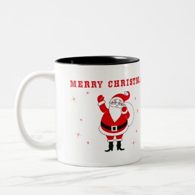 Joyeux Noël et tasse de Krampus (Gauche)