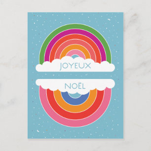 Joyeux Noël Feiertagspostkarte