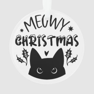 Joyeux Noël félin : Chat festif 