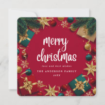Joyeux Noël Fête Carte Appartement de vacances